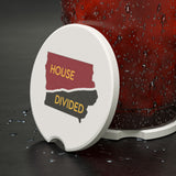 Iowa House Divided Soapstone Car Coaster