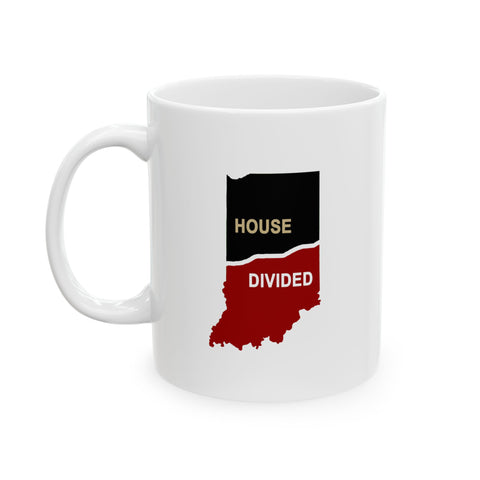 Indiana House Divided Ceramic Mug