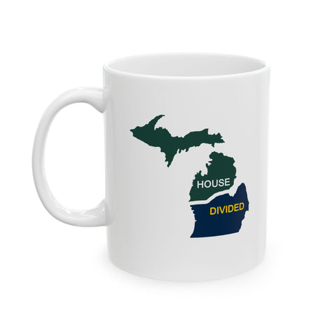 Michigan House Divided Ceramic Mug