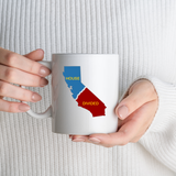 California House Divided Ceramic Coffee Mug