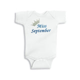 Miss Birthstone Glitter Onesie